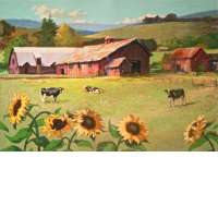 Farm in Late Summer Farm in Late Summer